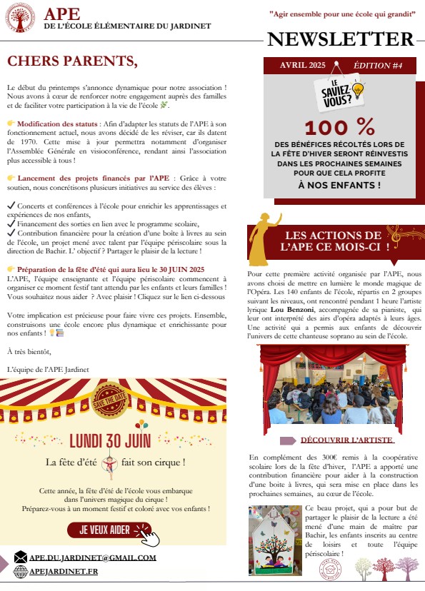 N°4 – Avril&nbsp;25